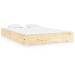 vidaXL Massivholzbett ohne Matratze 200x200 cm