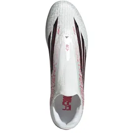 adidas F50 League Laceless FG/MG Cloud White / Core Black / Lucid Red 48 2/3