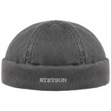 Stetson Schirmmütze Herren Docker Cap mit UV-Schutz Vintage-Look schwarz 61/XL