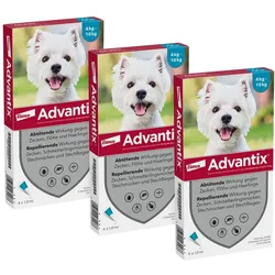 Advantix Spot-on Hunde 4-10 kg 3X4 St