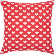 PAD Kissenbezug HEART 45 x 45 cm Rot