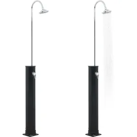 vidaXL Solardusche 214 cm 20 l schwarz 92309