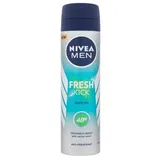 NIVEA Men Fresh Kick 48H Deodorant Spray Antiperspirant 150 ml für Manner