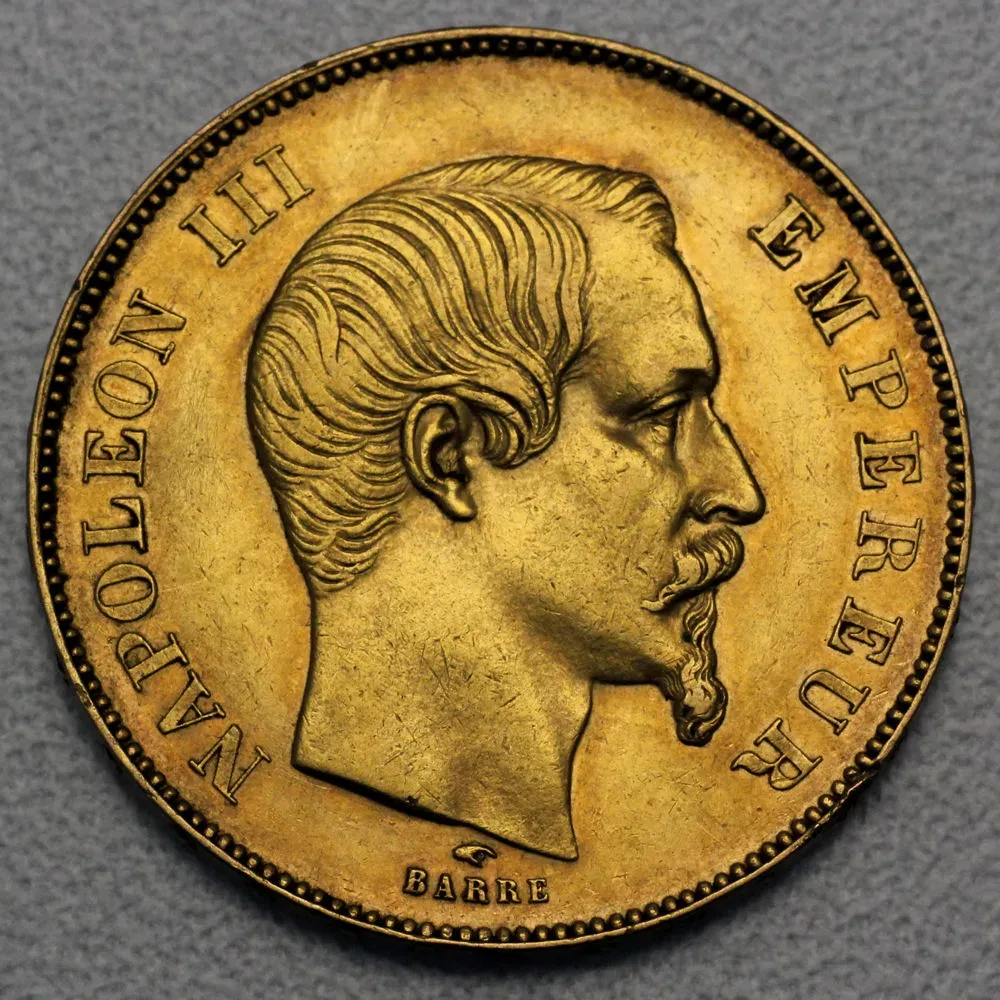Goldmünze 50 Francs 