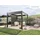 Biohort Pergola 4 x 3 m Dunkelgrau/Weiß