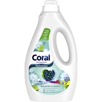 Coral Flüssigwaschmittel Wasserlilie & Limette Colorwaschmittel für bunte Wäsche mit langanhaltendem Duft 23 WL