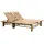 furnicato Sonnenliege 200 x 130 x 24,87 cm Grau