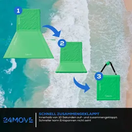 24move Campingliege 2er Set Grün