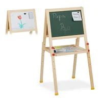 Relaxdays Standtafel Kinder mit Whiteboard 77 cm x 39 cm x 44,5 cm