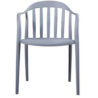 ZONS 2er Set Zion Stuhl PP grau stapelbar - außen oder innen