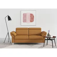 sit&more 2,5-Sitzer Arngast, inklusive Federkern und Kopfteilverstellung gelb