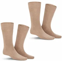 Kunert Comfort Cotton Socken 2er Pack Beige 39-42