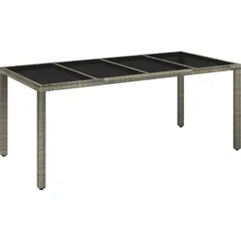 vidaXL Garten-Essgruppe 9-tlg. Grau