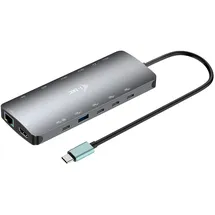 iTEC i-tec USB-C Nano Dock 2x HDMI, USB-C (10Gbps), 1x USB-A (10Gbps), 2x USB-A 2.0, Audio, SD/TF, LAN 1 Gbps, PD 3.1 (140W)