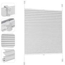 Sekey Plissee 70 x 150 cm Weiß