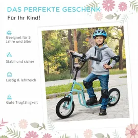 Homcom Cityroller 12" blau