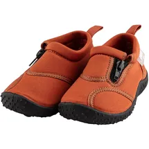 Sterntaler Badeschuhe Zipper – Mädchen Baby Aquaschuhe mit seitlichem Reißverschluss – Strukturierte Sohle – Kinder Wasserschuhe - flexibel & schnelltrocknend - Bademode - Farbe lehmbraun, Größe 30