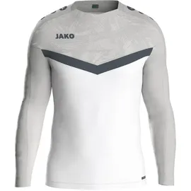 Jako Unisex Sweatshirt Iconic, weiß/Soft grey/anthra light S