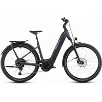 Cube Kathmandu Hybrid ONE 800 28 Zoll RH 62 cm Easy Entry metallicgrey´n´grey