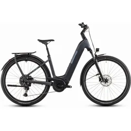 Cube Kathmandu Hybrid ONE 800 28 Zoll RH 62 cm Easy Entry metallicgrey´n´grey