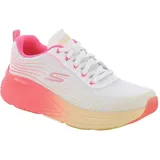 SKECHERS Max Cushioning Elite 2.0 White Textile / Pink Trim 39