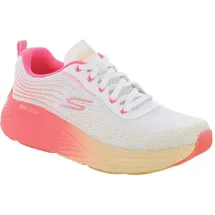 SKECHERS Max Cushioning Elite 2.0 White Textile / Pink Trim 39