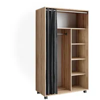 Vicco Doros Garderobenschrank 100 x 168 x 50 cm braun
