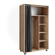 Vicco Doros Garderobenschrank 100 x 168 x 50 cm braun