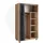 Vicco Doros Garderobenschrank 100 x 168 x 50 cm braun