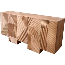 DeLife Sideboard Naxxar 180 cm Akazie Natur 5 Türen