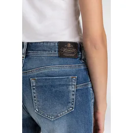Herrlicher Bootcut-Jeans "Edna Denim Comfort", Damen, Gr. 29, Länge 34, blau (snake blau), Denim/Jeans, Obermaterial: 98% Baumwolle, 2% Elasthan, ausgestellt, Jeans