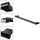 Keuco Plan Badetuchhalter Schwarz Matt 14901370600
