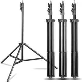 Wiltec Walimex pro FT-8051 260 cm, 5 kg), Lampenstativ, Schwarz