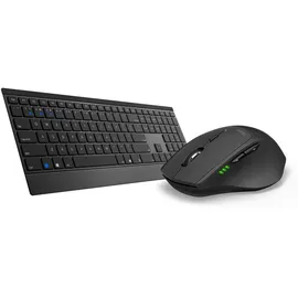 Rapoo 9500M Tastatur & Mouse Schwarz