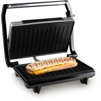 *Alpina* Alpina Kontaktgrill - Sandwichmaker - 700 Watt - 23 x 14,5 cm - Antihaft - Überhitzungsschutz - Silber/Schwarz