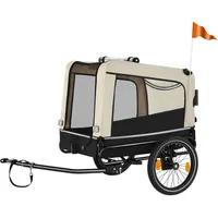 Tectake Hundeanhänger Beige 2018