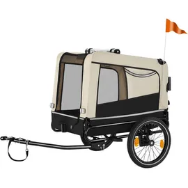 Tectake Hundeanhänger Beige 2018