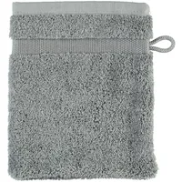 Rhomtuft Waschhandschuh 16 x 22 cm grau