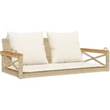 vidaXL Hängebank 109 x 62 x 40 cm Beige