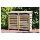 Tetzner & Jentzsch Mülltonnenbox HENRI 150 x 90 x 120 cm grün