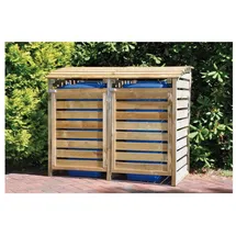 Tetzner & Jentzsch Mülltonnenbox HENRI 150 x 90 x 120 cm grün