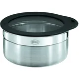 Rösle Frischhaltedose rund schwarz 12 cm 0,7 l