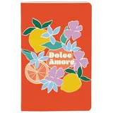Clairefontaine 8x Dolce Amore, Notizheft 9x14cm 48 Bl, liniert, sortiert 116262C