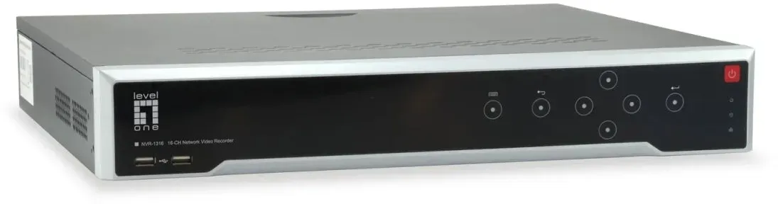 LevelOne NVR-1316 Netzwerk-Videorekorder (NVR) Schwarz