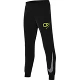 Nike CR7 Club Fleece Fußball-Jogger Ältere Kinder, Black/Volt, HF4349-010, L