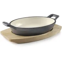 Lacor Magma Grey ovaler Kochtopf 17,5 x 12,5 cm