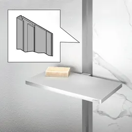 Hüppe Select+ Abschlussprofil für EasyStyle Wandverkleidung, ES0209087,