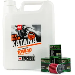 Ölwechsel Service Kit (3 Filter) Ipone 10W40 YZF 250 / 450