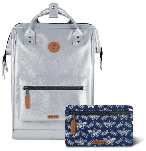 Cabaia Adventurer Iridescent Large Daypack L 46 cm Laptopfach  blau