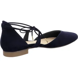 Paul Green Damen, SUPER Soft Ballerina, Frauen Riemchenballerinas,Abendschuhe,Slip-ons,Riemchen,knöchelriemchen,Ballerinen,(BLAU),39 EU / 6 UK